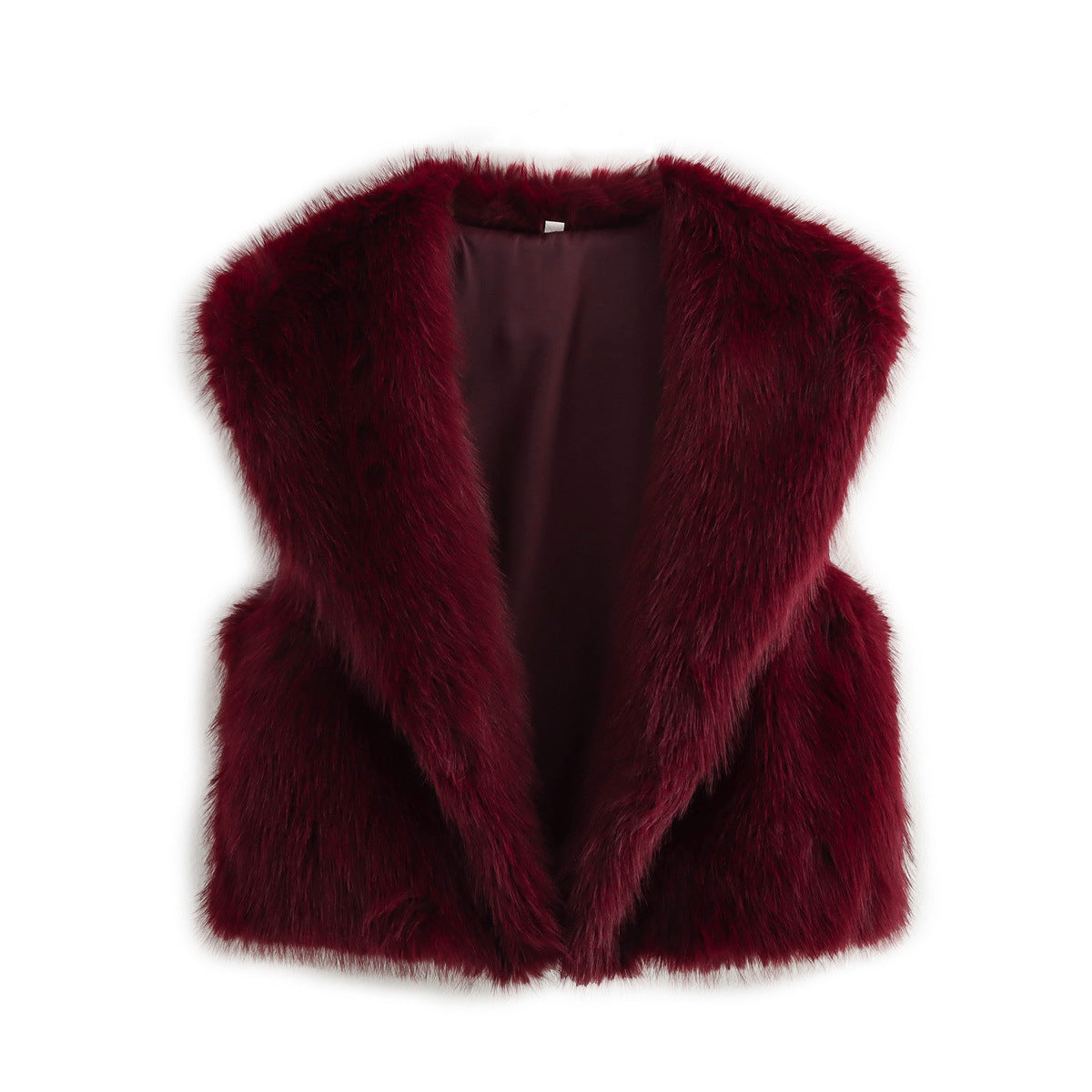 Artificial Fur Cardigan Sleeveless Vest Women's Outer Wear