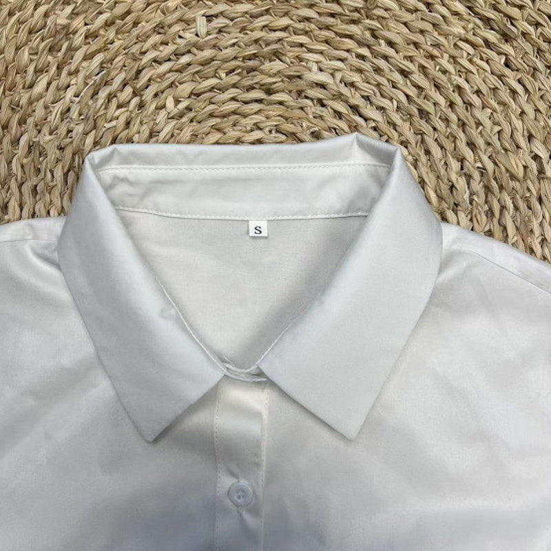 Women's Notch Lapel Long Sleeve Blouse With Colorful Floral Print - Chest Pocket Button-Up Shirt For Spring&Fall