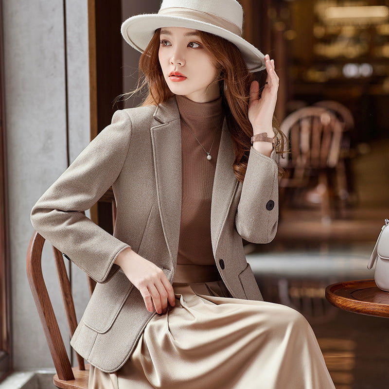 Women's Coat Loose Drooping Small Tailored Suit Top