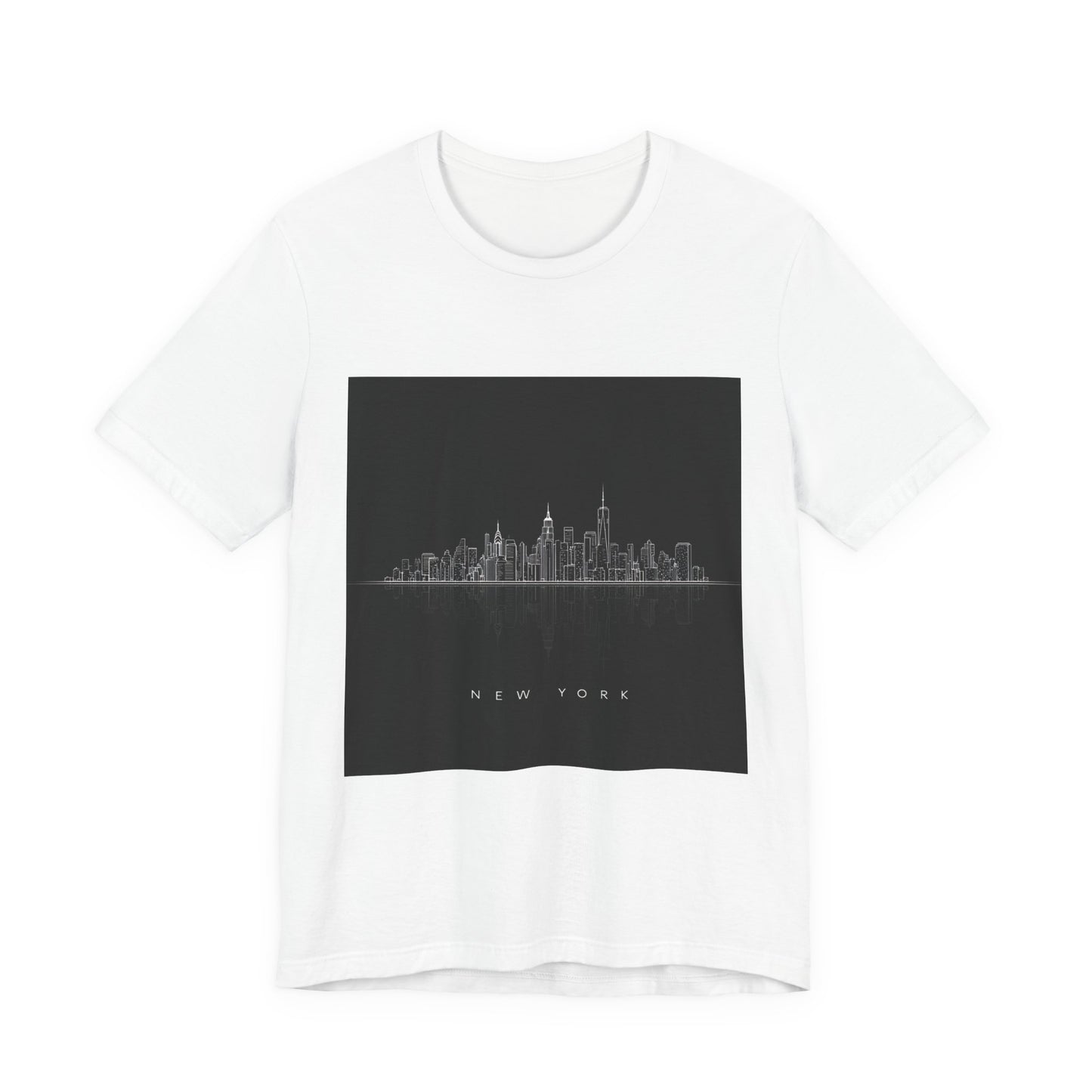 New York Skyline Unisex Tee, Urban Apparel, Travel Shirt, NYC Gift, Cityscape T-Shirt, Graphic Tee, Casual Wear