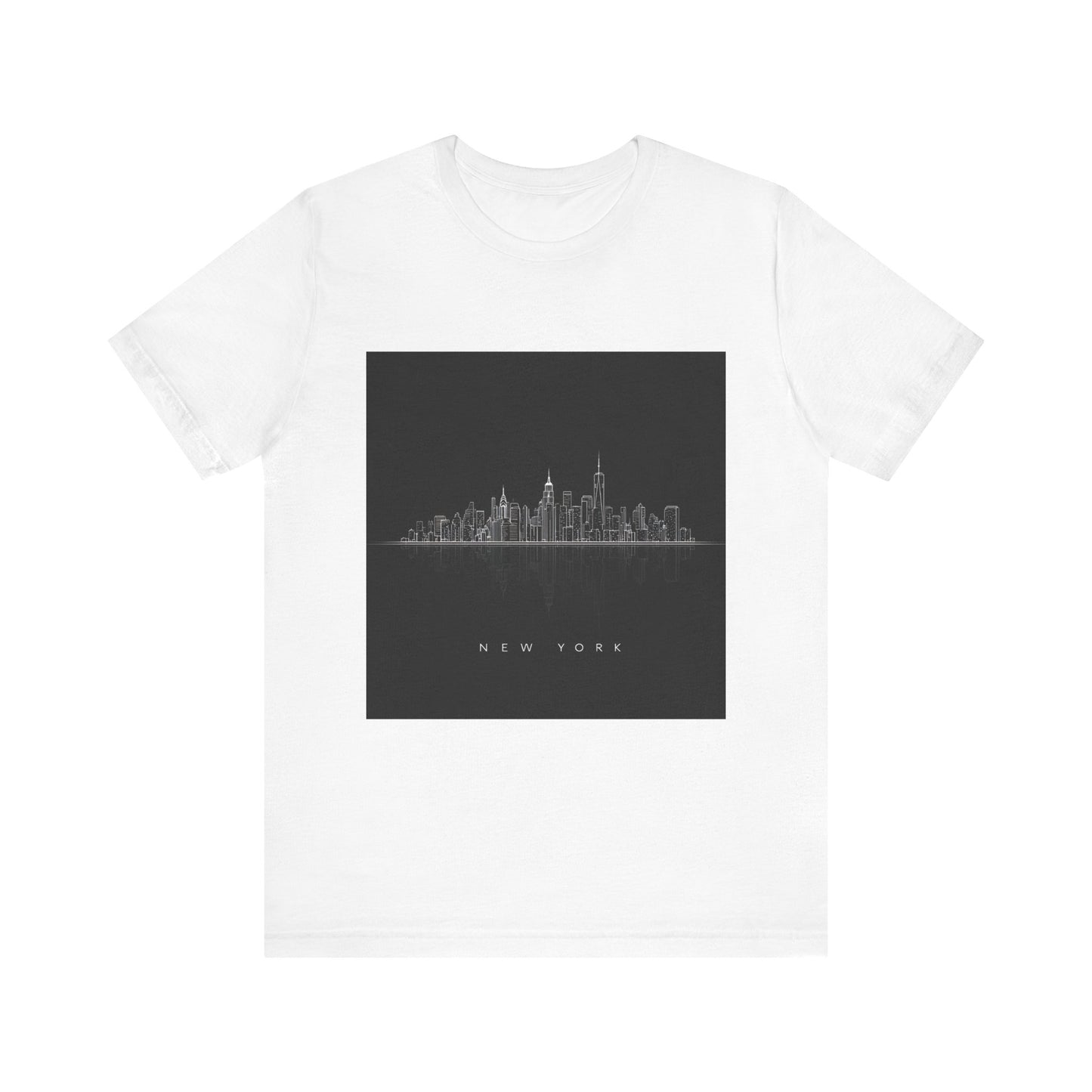 New York Skyline Unisex Tee, Urban Apparel, Travel Shirt, NYC Gift, Cityscape T-Shirt, Graphic Tee, Casual Wear