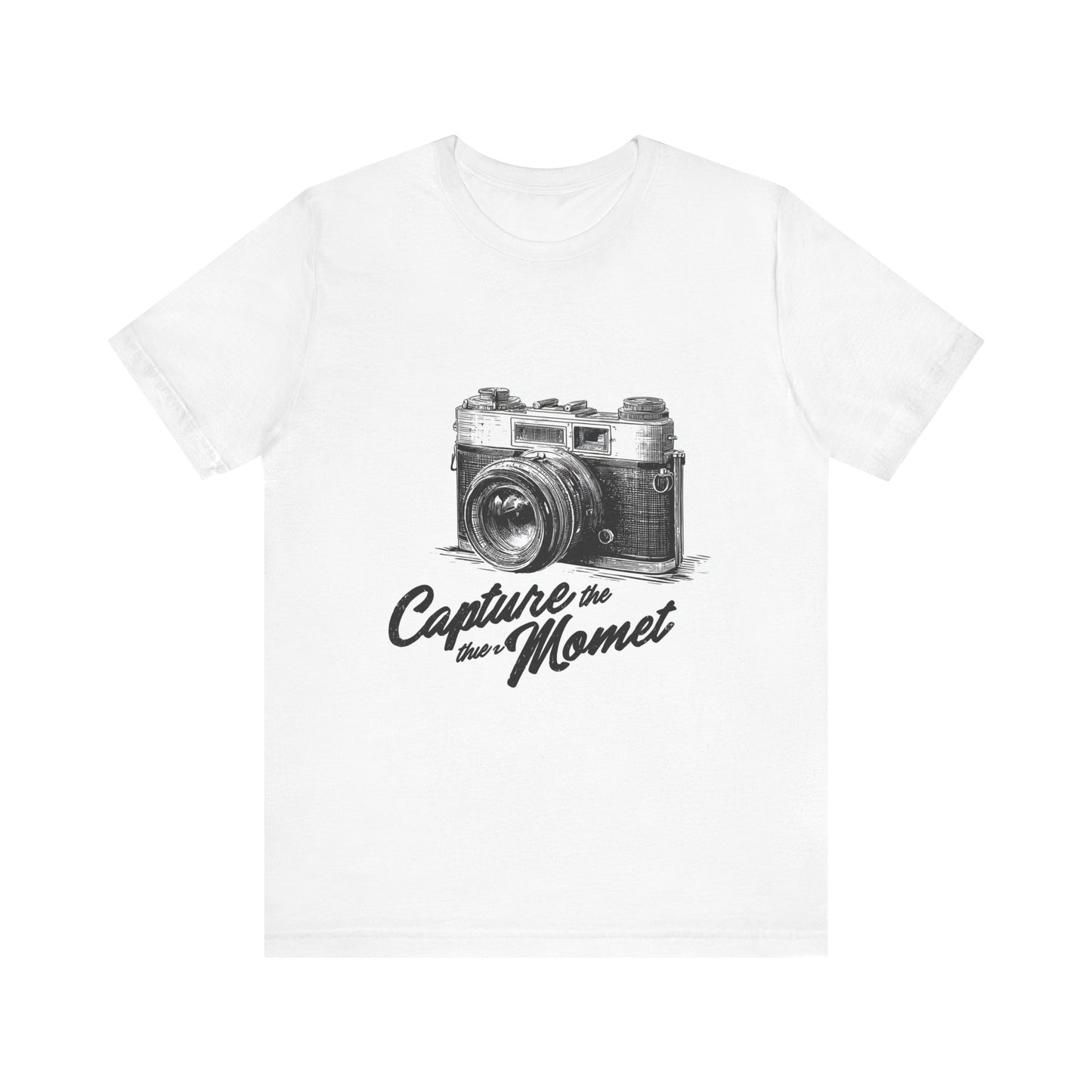 Capture the Moment Photography Tee, Unisex Short Sleeve Shirt, Gift for Photographers, Camera Lover Apparel, Photography Fan T-Shirt