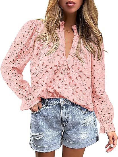Women's Autumn Top Fashion Horn Long Sleeve Casual