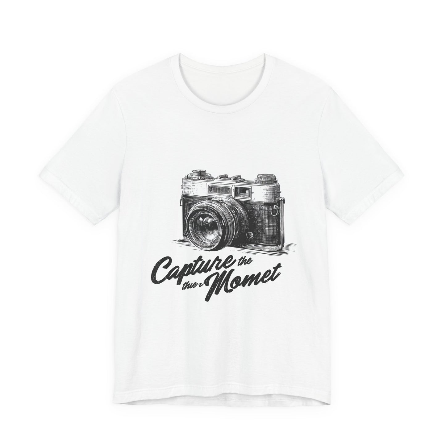 Capture the Moment Photography Tee, Unisex Short Sleeve Shirt, Gift for Photographers, Camera Lover Apparel, Photography Fan T-Shirt