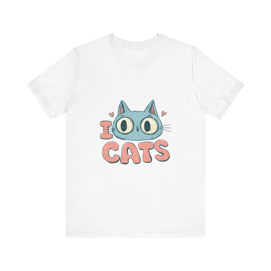 Cute Cat Lover Tee, Casual Shirt for Cat Owners, Funny Cat T-Shirt, Gift for Cat Lovers, Birthday Gift