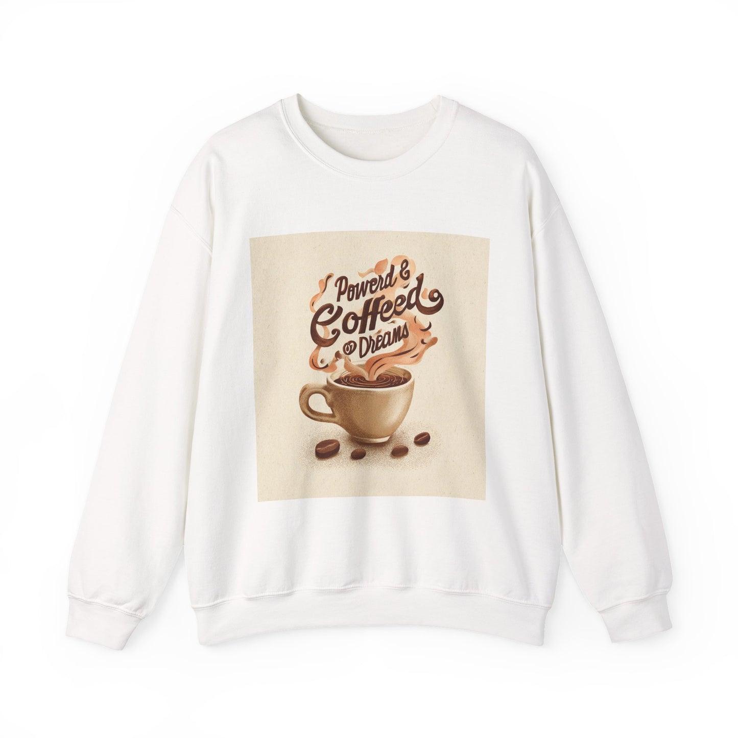 Coffee Dreams Crewneck Sweatshirt, Cozy Coffee Lover Gift, Unisex Pullover, Perfect for Fall, Coffee Enthusiast Apparel, Relaxed Style