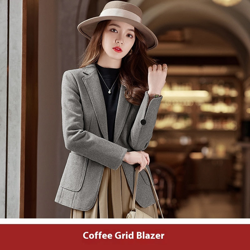 Women's Coat Loose Drooping Small Tailored Suit Top