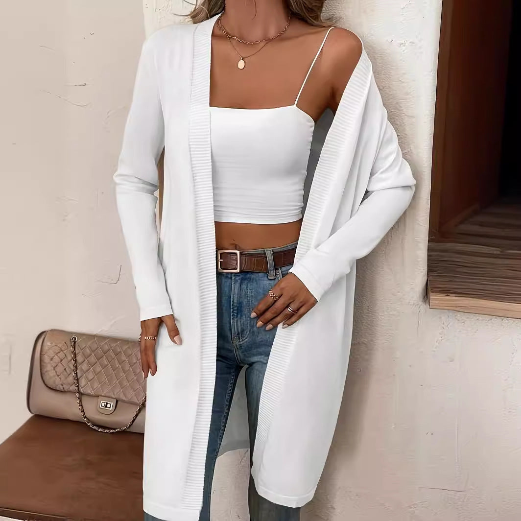 Elegant And Fashionable All-match Knitted Cardigan For Women Summer Thin