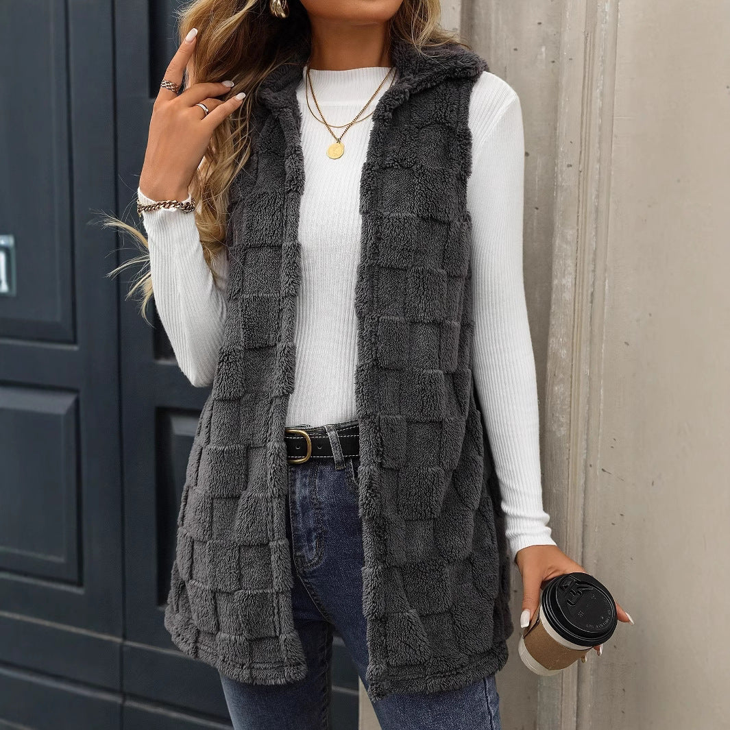 Women's Casual Pure Color All-matching Fashion Vest