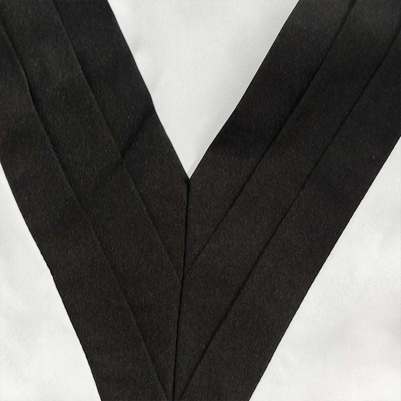 Women's V-Neck Contrast Trim Long Sleeve Blouse With Button Cuff Detail - Casual Comfort Top For Spring&Fall