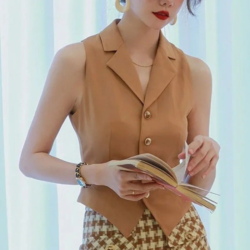 High Class Elegant Vintage Suit Vest Vest Waistcoat