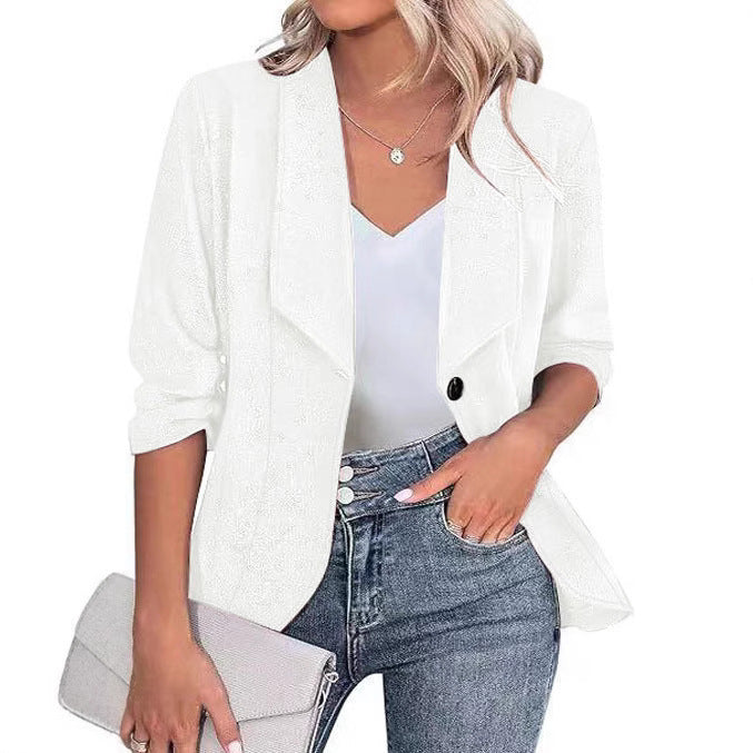 Close-fitting And Slim-fitting Cardigan Graceful Suit Jacket