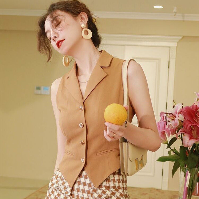 High Class Elegant Vintage Suit Vest Vest Waistcoat