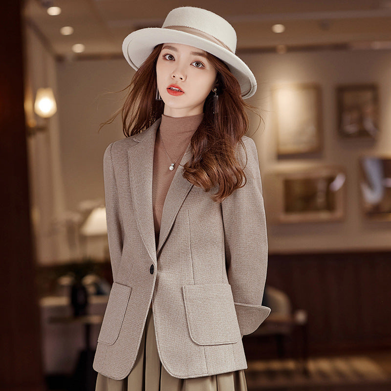Women's Coat Loose Drooping Small Tailored Suit Top