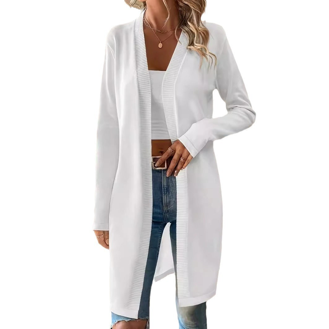 Elegant And Fashionable All-match Knitted Cardigan For Women Summer Thin