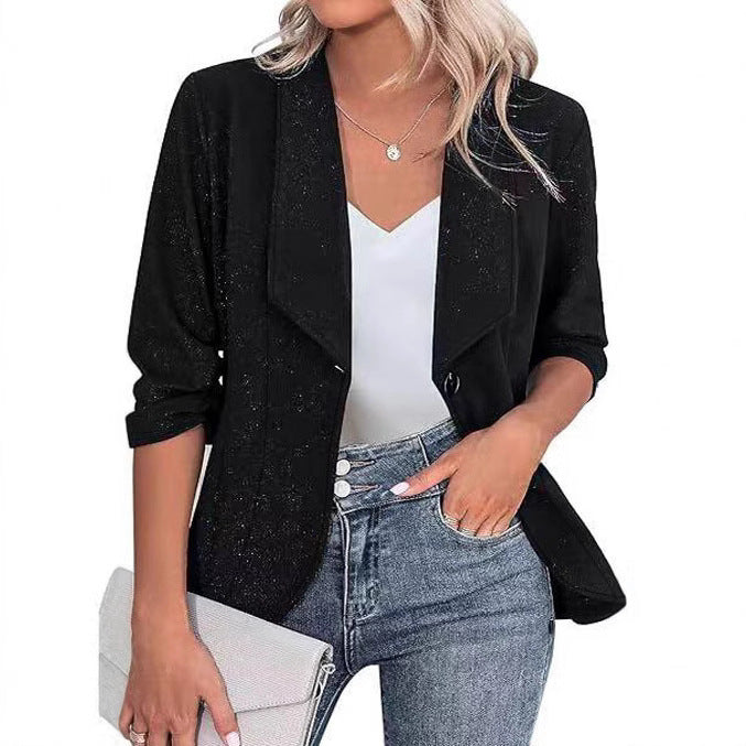 Close-fitting And Slim-fitting Cardigan Graceful Suit Jacket
