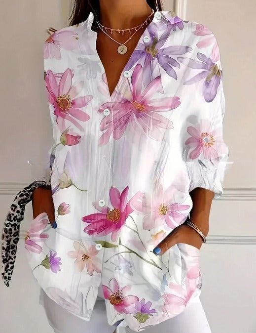 Trendy Long-sleeve Printed Pattern Printed 3D Shirt