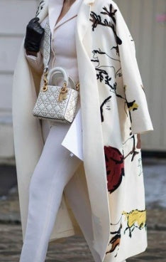 European And American Women's New Long Sleeved Large Woolen Overcoat